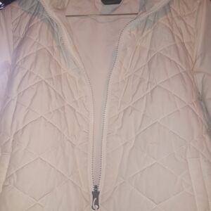 The North Face Women's White Quilted Puffer Jacket